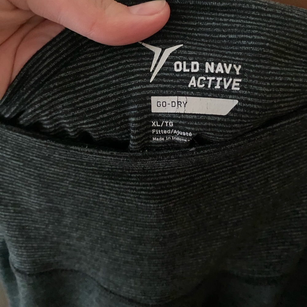 NWOT - Old Navy Active Leggings - Dark Green & Black - Size XL - Picture 5 of 5